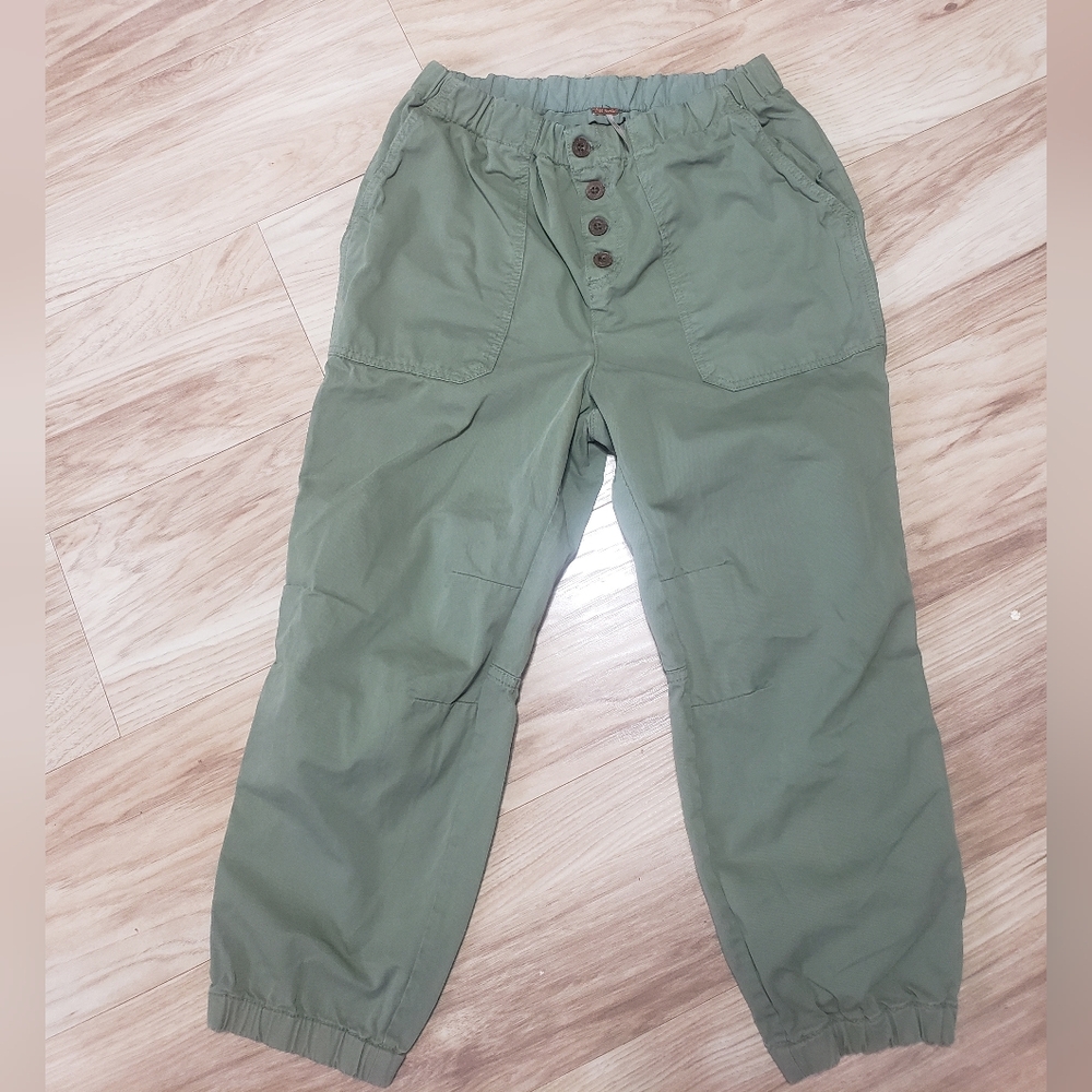Olive Green Women’s Utility Jogger Pants